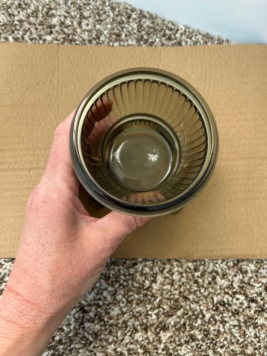 Viking Vintage Glass Pot Belly Stove Fairy Lamp Gray - Picture 7 of 12